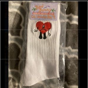 Bad bunny White Socks: Un Verano Sin Ti Exclusive merch from NY Yankee Stadium!
